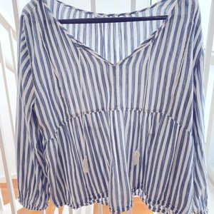 striped beach top